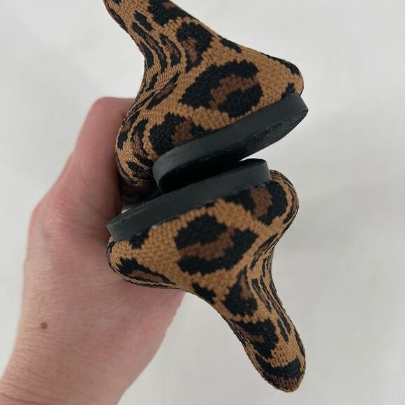 NWOT Mia Women's 1889 Animal Print Pointed Toe Ballet Flats Brown Size 6.5 - Picture 6 of 10